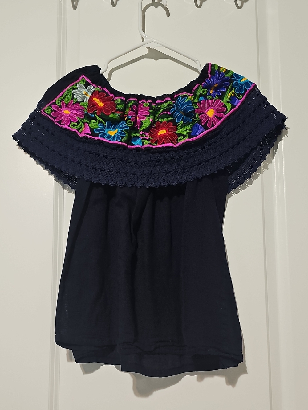 Mexican Embroidered Blouse